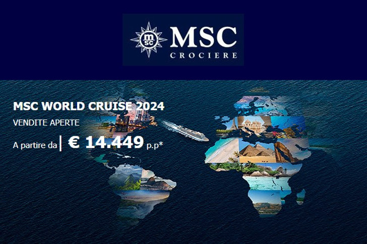 MSC WORLD CRUISE 2024